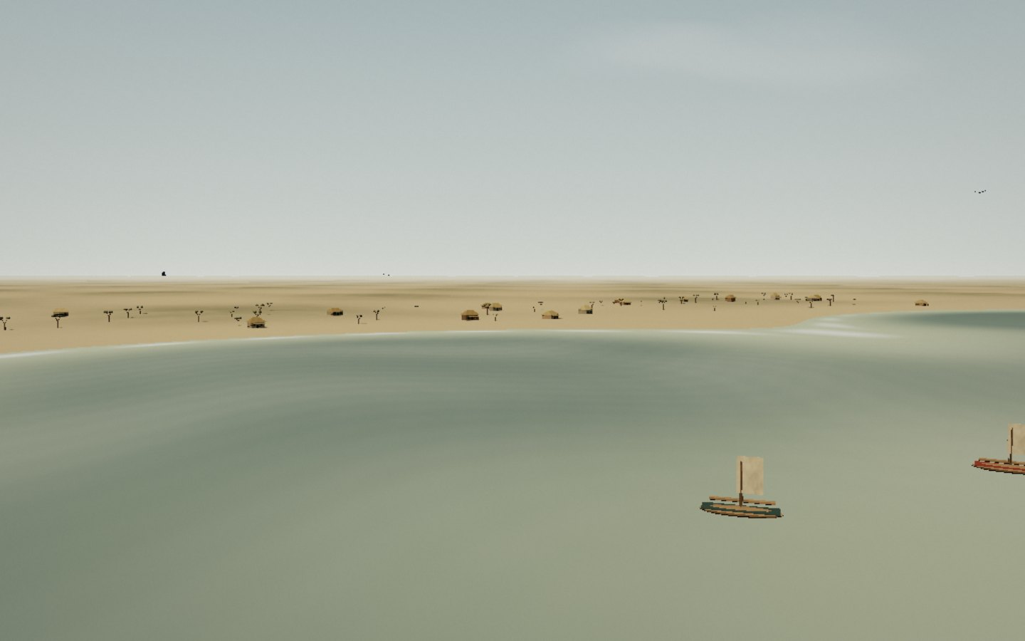 Plage de Kimony — interprétation 3D