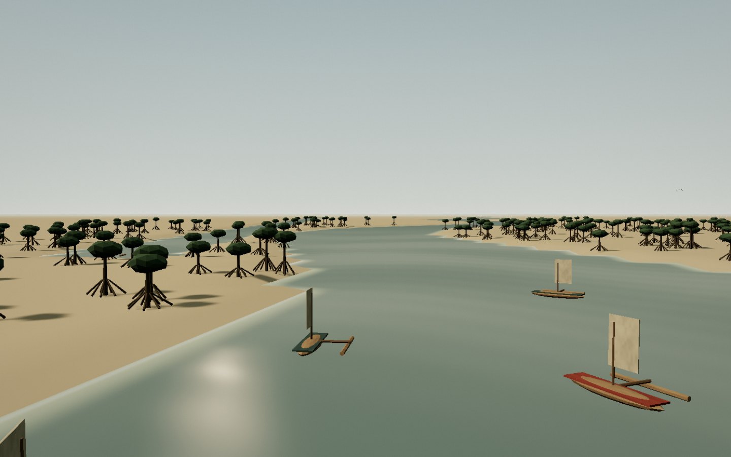 Les mangroves — interprétation 3D